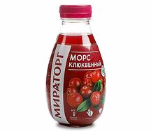Натуральный морс из клюквы Мираторг