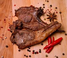 Шашлык из бараньей корейки