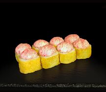 Цезарь Темпура с курочкой и беконом