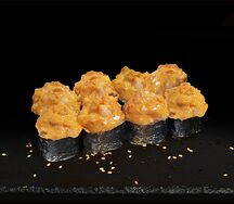 Кунашир эби с креветкой и снежным крабом