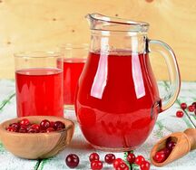 Морс из клюквы