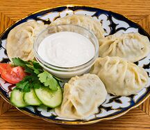 Манты с говядиной