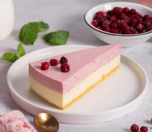 Муссовый чизкейк Яблоко-брусника