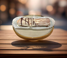 Эклер в белом шоколаде