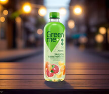 Газированный напиток GreenMe Plus Immunity Protect - цитрусовый вкус
