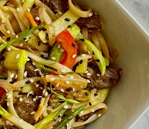 Вок с говядиной