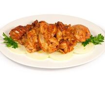 Шашлык из куриного бедра