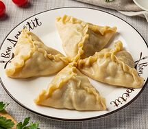 Манты с говядиной и свининой