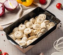 Пельмени ручной лепки с курицей 