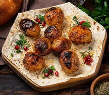 Молодой картофель с курдюком 
