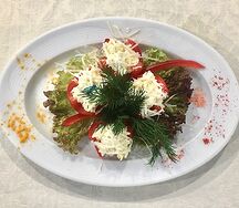Помидоры фаршированные с сыром