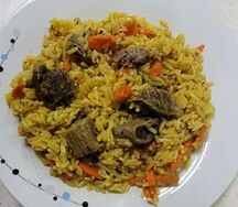 Плов с говядиной