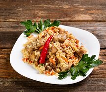 Плов с курицей 