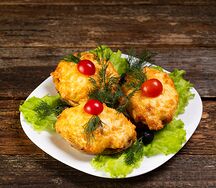Картофель фаршированный 