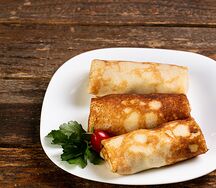 Блинчики с мясом