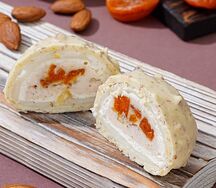 Курага-миндаль в белом шоколаде 
