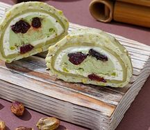 Клюква-фисташка в шоколаде со вкусом лайма