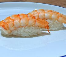 Суши с креветкой