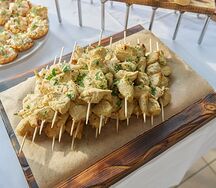Мини-шашлык из курицы
