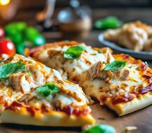 Пицца Домашняя с куриным филе