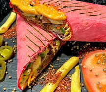 Шаурма огонь с курицей