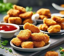 Наггетсы куриные с соусом