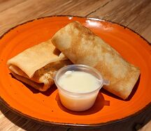 Блины с творогом