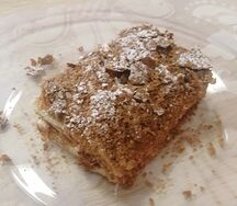 Наполеон с заварным кремом