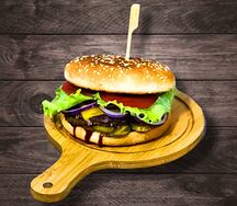 Бургер Фирменный куриный 