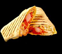 Хот-дог в лаваше с говяжьей сосиской