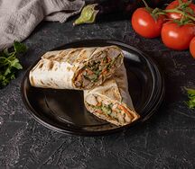 Шаверма на углях из курицы