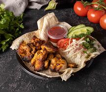 Шашлык из филе бедра курицы 