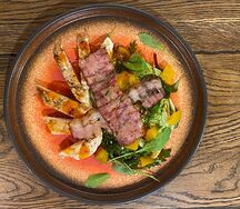 Стейк-салат с курочкой