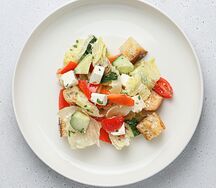 Салат овощной с фетой