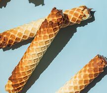 Трубочка со сгущённым молоком