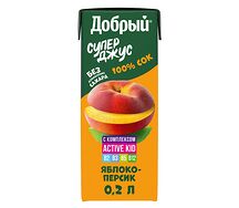 Сок Добрый Яблоко-персик