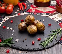 Картофель с курдюком