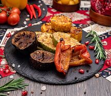 Болгарский перец на углях 