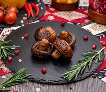 Шампиньоны на углях