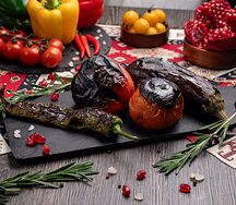 Острый перец на углях