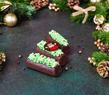 Картошка пирожные Новый год и Рождество