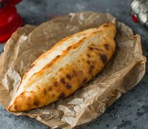 Мясной пирожок из бездрожжевого теста