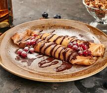 Блинчики домашние с творогом