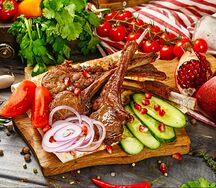 Шашлык из корейки ягненка