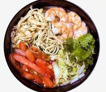 Холодный суп Кукси с креветкой