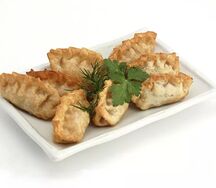 Гёдза с креветками