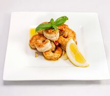 Креветки в ароматном масле