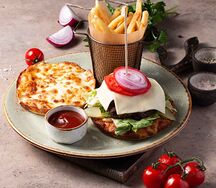 Хачабургер с мраморной говядиной