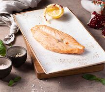 Стейк из семги Шампань