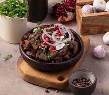 Кучмачи из куриных потрошков